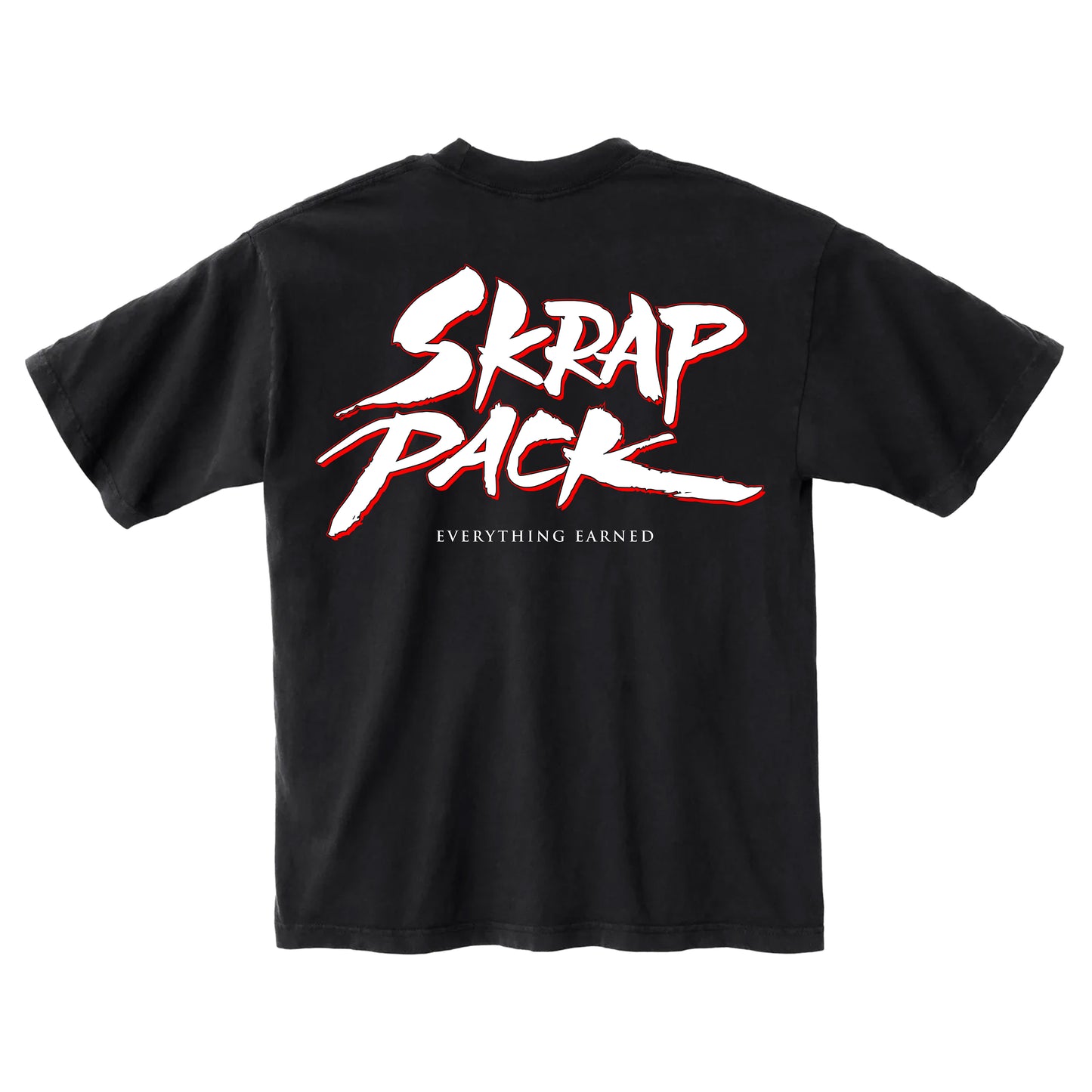 3D Oversized Tee Black