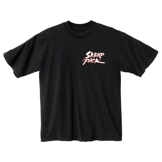 3D Oversized Tee Black