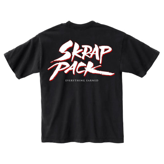 3D Oversized Tee Black