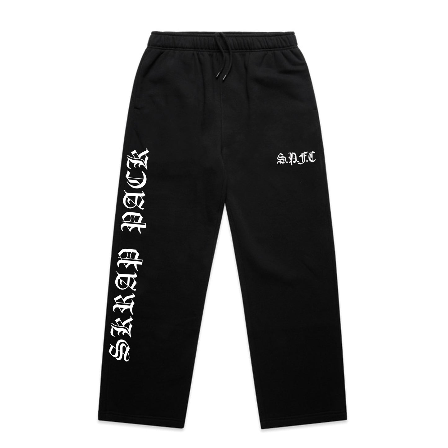 Old E Cuffless Sweatpants Black
