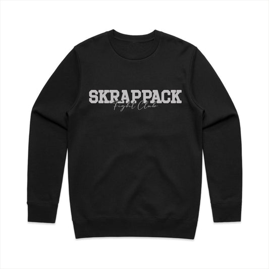 University Crewneck Sweatshirt Black